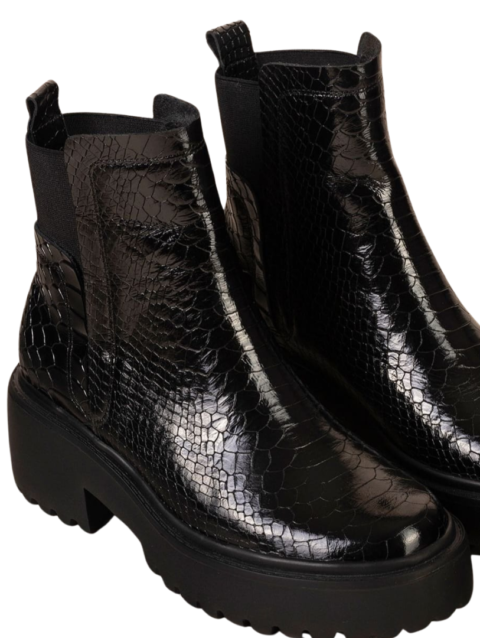 Stiefeletten Schwarze-Chelsea.